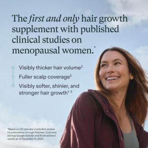 Nutrafol Women's Balance Hair Growth Supplements, Ages 45 and Up, Clinically Proven for Visibly Thicker Hair and Scalp Coverage, Dermatologist Recommended - Image 3