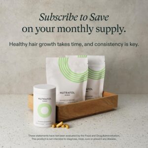Nutrafol Women's Hair Growth Supplements, Ages 18-44, Clinically Proven for Visibly Thicker and Stronger Hair, Dermatologist Recommended - Image 8